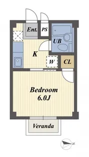 ヴィラ文教【2階】の間取り