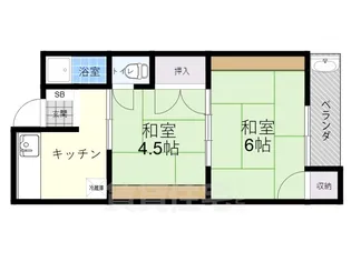 藤ハイツ【2階】の間取り