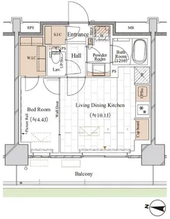 東京都江東区木場6【マンション】の間取り