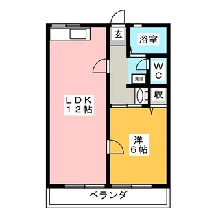 長沢II【1階】の間取り