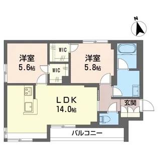 ルチェ【2階】の間取り