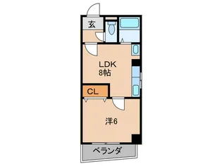 サンシャインサクラ【6階】の間取り