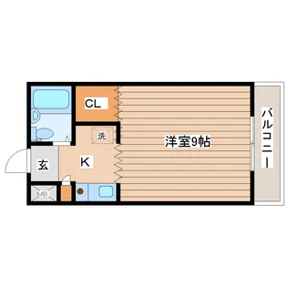 プレステージ・S【1階】の間取り