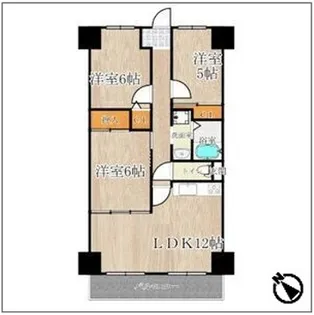 サンファースト京橋【7階】の間取り