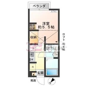 東京都中野区野方2【アパート】の間取り