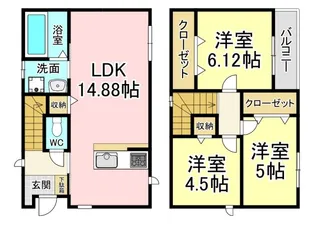 福岡県北九州市八幡西区永犬丸4【一戸建】の間取り
