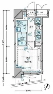 東京都目黒区下目黒1【マンション】の間取り