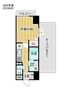 CASA AYASE【10階】の間取り