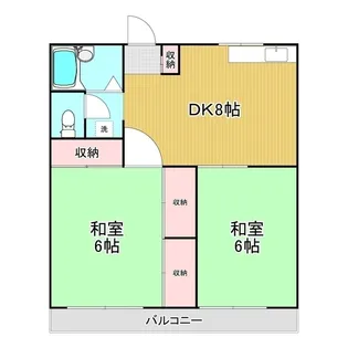 リバーサイド・オクダ II【2階】の間取り