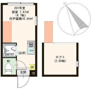 東京都板橋区泉町【アパート】の間取り