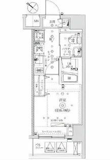 イアース横濱関内【5階】の間取り