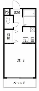 ジュネス堀川【4階】の間取り