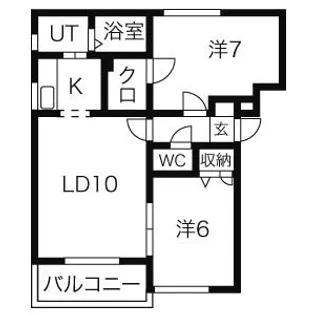 Pino Rosso (ピノロッソ)【1階】の間取り