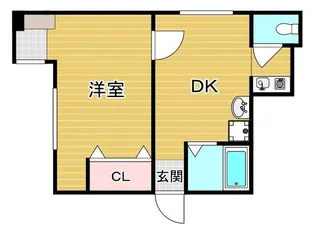 プレアール牧野【1階】の間取り