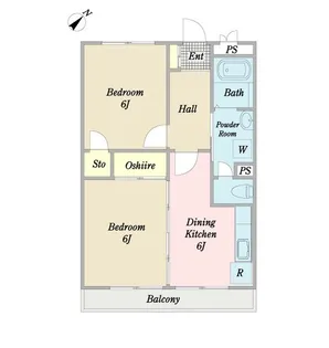 ヴェルデ・ジョイ弐番館【1階】の間取り