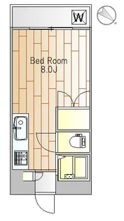 メゾンクレソンI【2階】の間取り