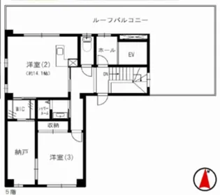 ドエル幸容【4階】の間取り