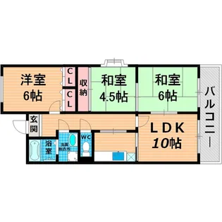 メゾン・プロープル【2階】の間取り