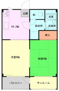アネックス山内【3階】の間取り