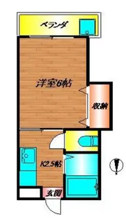 サンピュアーパレス【3階】の間取り