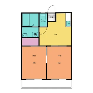 カーサAOKI【2階】の間取り