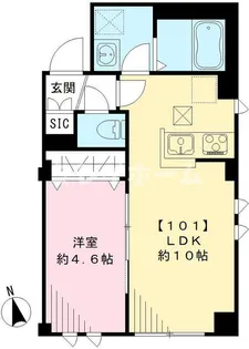 カーサビューノアマノ【1階】の間取り