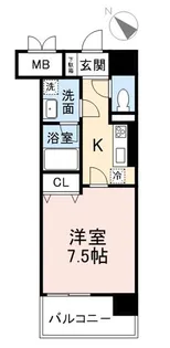 グランシエル【6階】の間取り