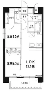 東京都荒川区南千住6【マンション】の間取り