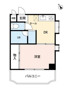 ユーコート星川【4階】の間取り
