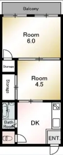 フラワーハイツ【2階】の間取り