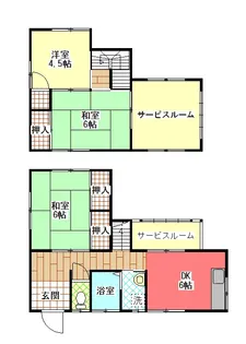 静岡県静岡市葵区羽鳥7【一戸建】の間取り