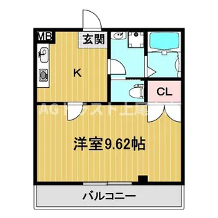 グロアール上尾【5階】の間取り