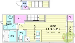フラワーエンジェル1【2階】の間取り