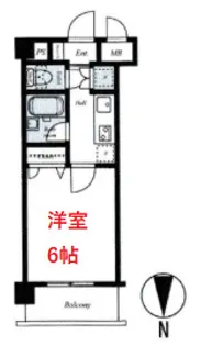 東京都大田区池上3【マンション】の間取り