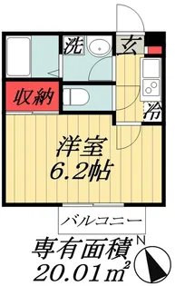 COCORU西船【3階】の間取り