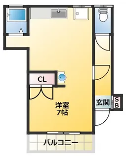 サニネス阿佐ヶ谷A棟【2階】の間取り