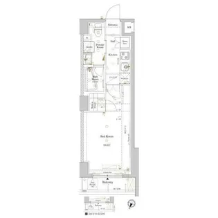 ルクレ高円寺アジールコート【4階】の間取り