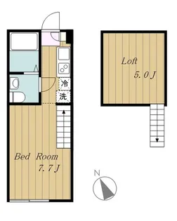ヴィルナタル【2階】の間取り