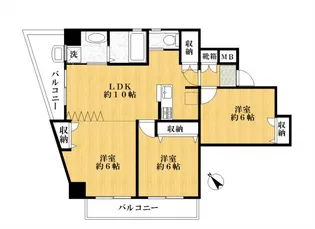 プレジール【7階】の間取り