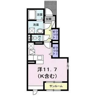 アリエッタ【1階】の間取り