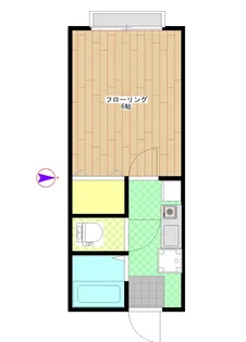 サンシティー奥秋2【1階】の間取り