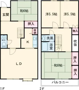 テラスハウスあどの間取り