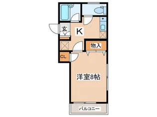 ベル・フローラ【1階】の間取り