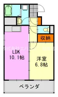 MF10ビル【5階】の間取り
