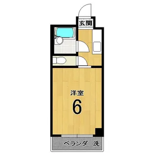 伏見上野ハイツ【3階】の間取り