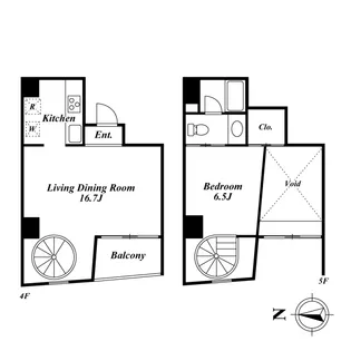 パークレジデンス南青山【4階】の間取り