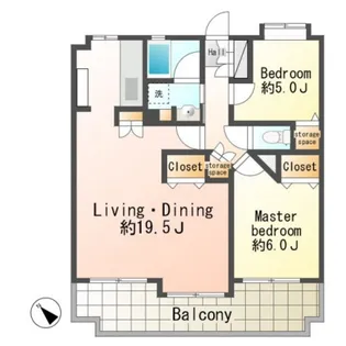 フローレンス光町【13階】の間取り
