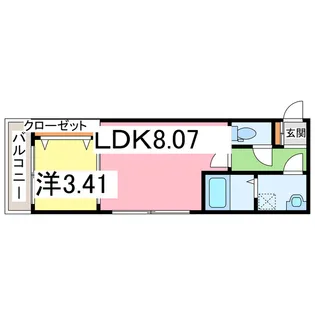 フェリーチェVI【2階】の間取り