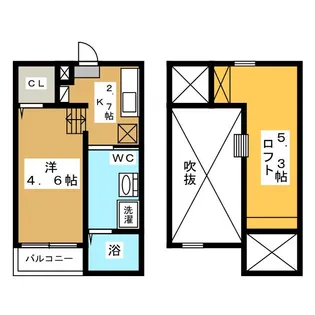 le cocon【1階】の間取り