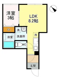 ブラン東照宮II【1階】の間取り